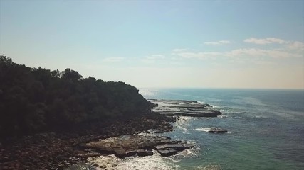 Canvas Print - Coastline and the lighthouse