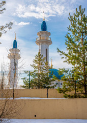 Wall Mural - mosque on the embankment in Kazan