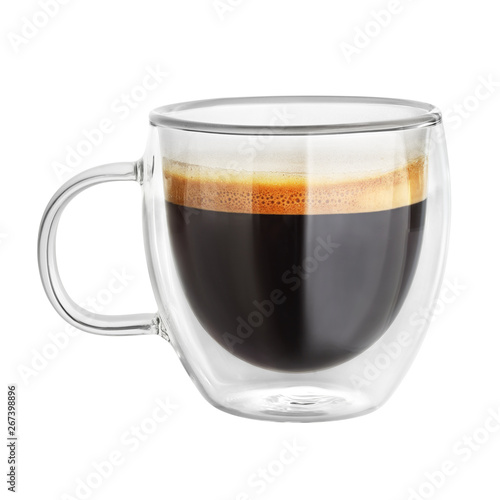 Fotografía Mug with espresso coffee isolated