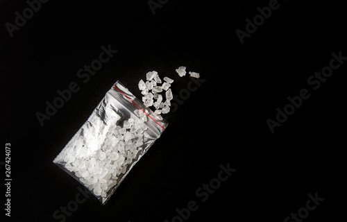 Photographie Conceptual image of bath salts drugs narcotics concept