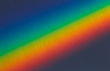 Spectral Gradient Of Sunlight Coming Through A Prism