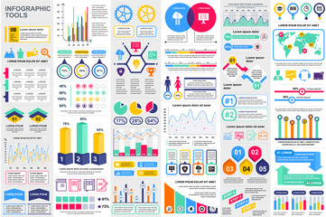 infographic elements data visualization vector design template. can be used for steps, options, busi