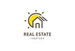 © zuki-uki - Abstract real estate agent logo icon vector design. Rent, sale of real estate vector logo, House cleaning, home security, real estate auction. Vector building logo concept.