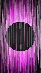 Fototapete - Digital vertical pink lines abstract background. Computer generated geometric pattern. 3d rendering
