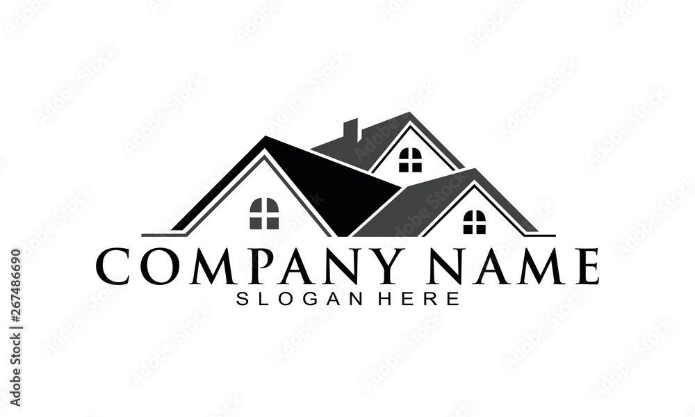 Home property logo - obrazy, fototapety, plakaty 