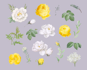 Wall Mural - floral design background