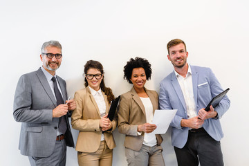 Wall Mural - Group of diverse business people