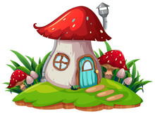 A Fantasy Mushroom House