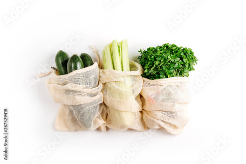 Download Organic Vegetables And Fresh Green In Reusable Produce Bags Sustainable Lifestyle Plastic Free Concept Flat Lay Top View Buy This Stock Photo And Explore Similar Images At Adobe Stock Adobe Stock PSD Mockup Templates