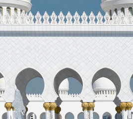 Wall Mural - Fragment Of Sheikh Zayed Grand Mosque, Abu Dhabi