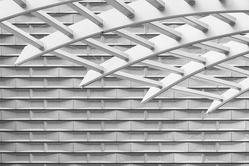 Aufkleber - Exterior of modern architecture. Building abstract background pattern
