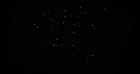 Wall Mural - explosion and fireballs. particles moving around. high speed footage 4k vfx element