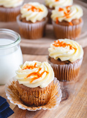 Carrot Cupcakes With Cream Cheese Icing