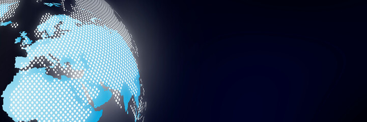 Abstract globe background.