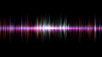 Wall Mural - frequency audio music equalizer digital . music player waveform, hud for sound technology or tune ba