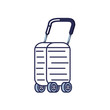 © djvstock - suitcase with wheels icon