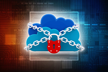 3d rendering Cloud computing, security