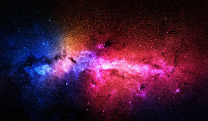 Wall Mural - colorful stars and space background. elements of this image furnished by nasa.