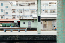 Old Train Station Platform In Ruifang, Taiwan