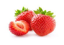 Sweet Strawberry On White Background