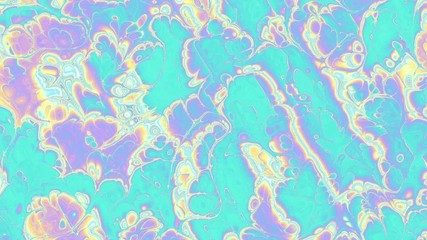 Poster - Abstract fast flickering texture with noise artifacts codec. Looping video interference footage. Imitation of a Datamoshing video.