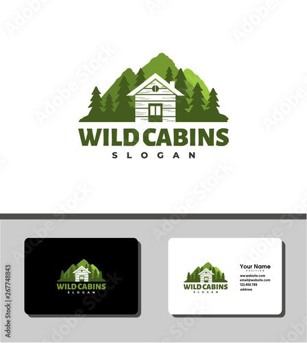 Wild Cabins Logo Buy This Stock Vector And Explore Similar