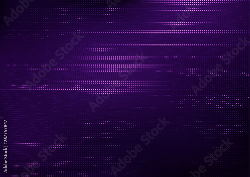 Purple Square Pattern on Dark Background - Detailed Halftone Illustration in ...