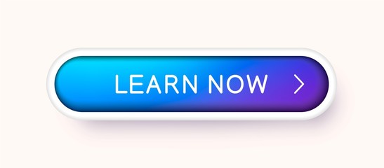 Wall Mural - modern 3d abstract blue button for web site. ready template of trendy color vector button for web de