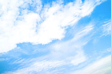 blue sky with cloud 