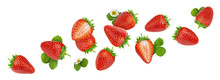 Strawberry Isolated On White Background With Clipping Path