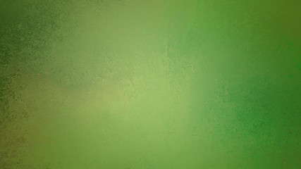 Wall Mural - Elegant green background with old vintage grunge texture; abstract rough material design that is distressed and worn with light yellowed center and dark grungy borders