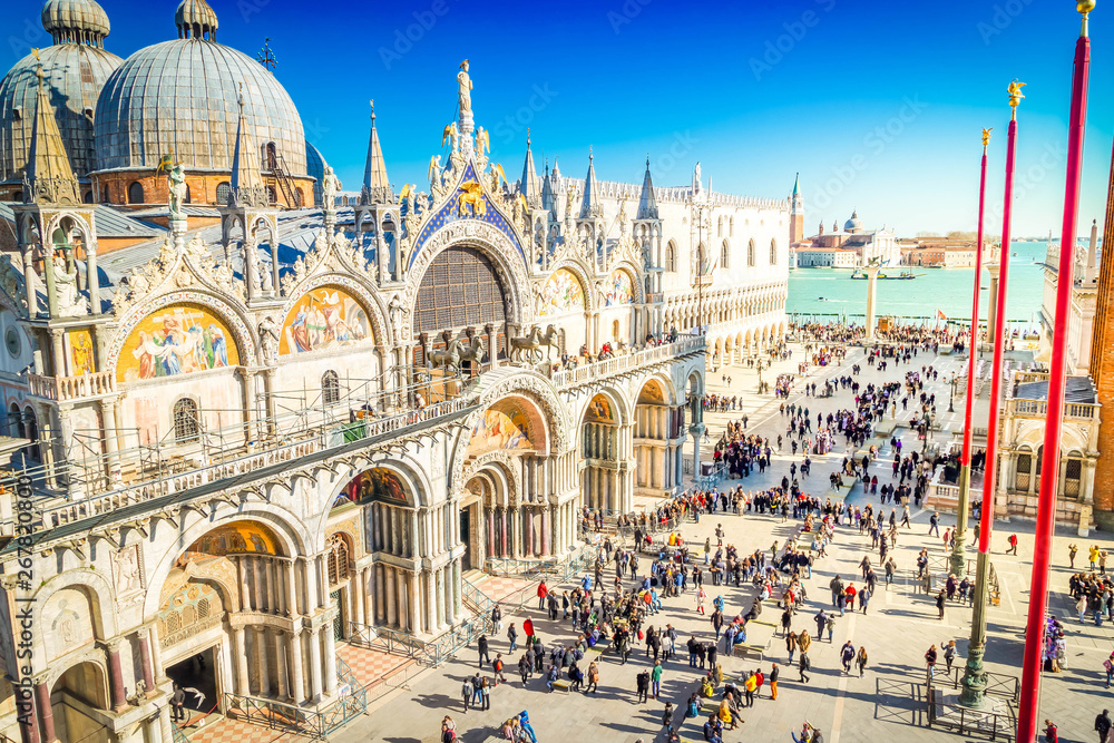 cathedral of San Marco, Venice - obrazy, fototapety, plakaty 