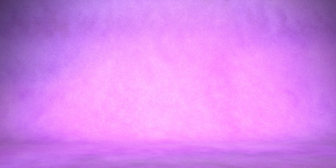 Wall Mural - Background studio portrait backdrops light pink gentle purple colors wall with floor