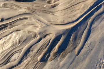 Wall Mural - Mud Volcanoes. Texture and eruption, Romania