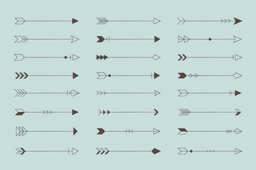 Wall Mural - arrow patterned background