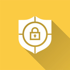 Data security - vector icon for graphic and web design.