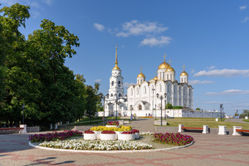 Wall Mural - Assumption Cathedral in Vladimir city - Russia. 