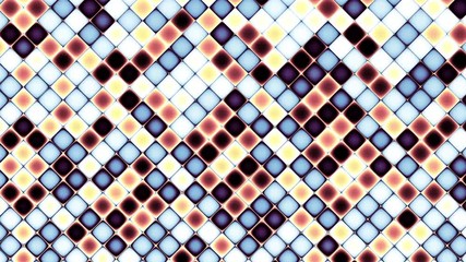Poster -  Moving and transforming abstract geometric footage. Looping video.