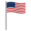 © Olena - The symbol of the national flag of the United States of America. Vector. - Vector