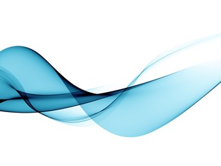 Abstract background, blue waved lines for brochure, website, flyer design