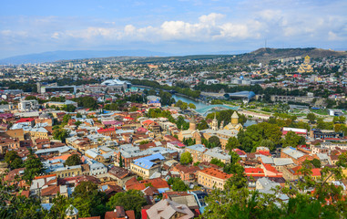 Wall Mural - Cityscape of Tbilisi, Georgia