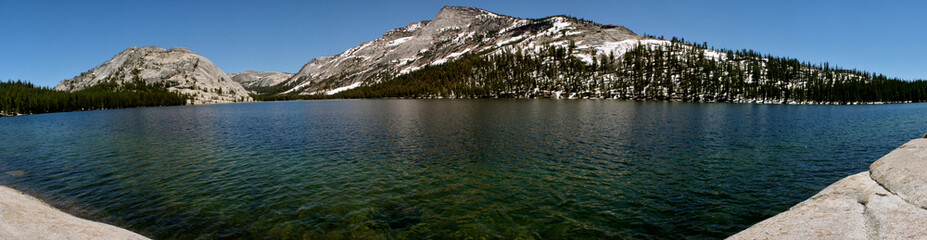 Wall Mural - Tenaya Lake Along Tioga Pass in the High Country in Yosemite National Park in California 