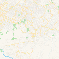  Empty vector map of Pétion-Ville, Ouest, Haiti