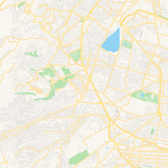  Empty vector map of Naucalpan, Mexico