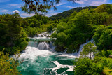 Fototapeta Fototapety do łazienki - Wodospady Krka, Chorwacja