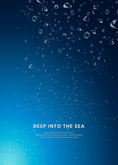 Wall Mural - Deep sea background