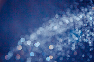 Blue vintage blur bokeh defocused