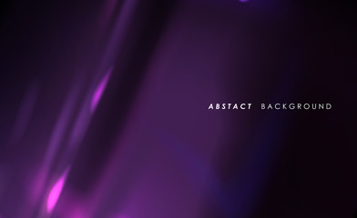 Wall Mural - Abstract purple lights wave pattern technology background.