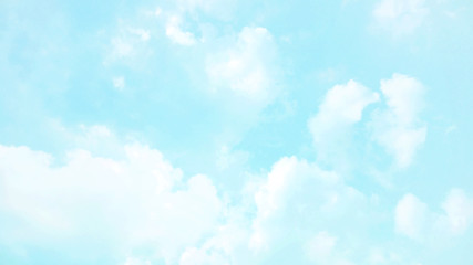 Wall Mural - abstract blurred beautiful soft cloud background with a pastel multicolored gradient concept for wed