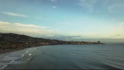 Sticker - Aerial view of Coastal San Diego California